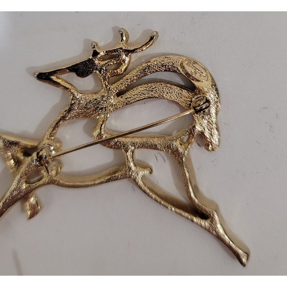 VTG Danecraft 5 Christmas Brooch Snow Man Santa Kittening Stocking Penguin - Picture 7 of 9